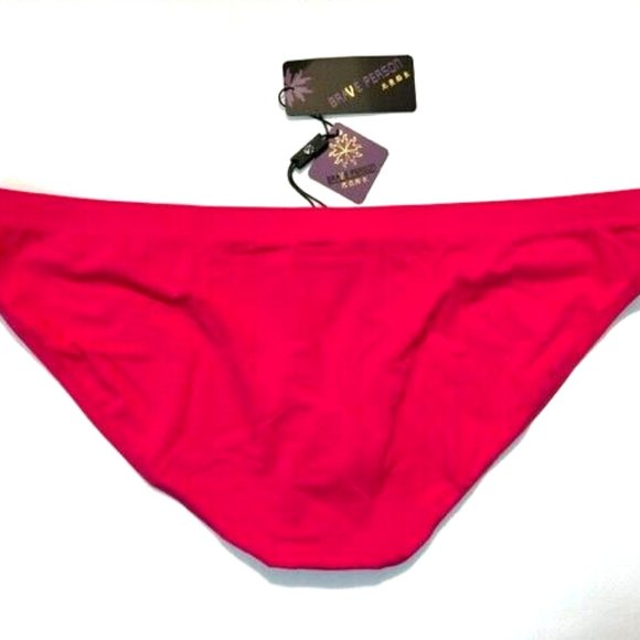 Brave Person  Swim Bikini Brief - Rose Pink -  Contoured Pouch - Picture 9 of 13